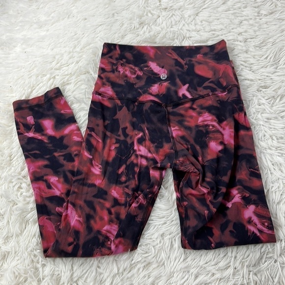 Lululemon Align High-Rise Crop 23" Intensity Pink Blossom Multi - Picture 5 of 5